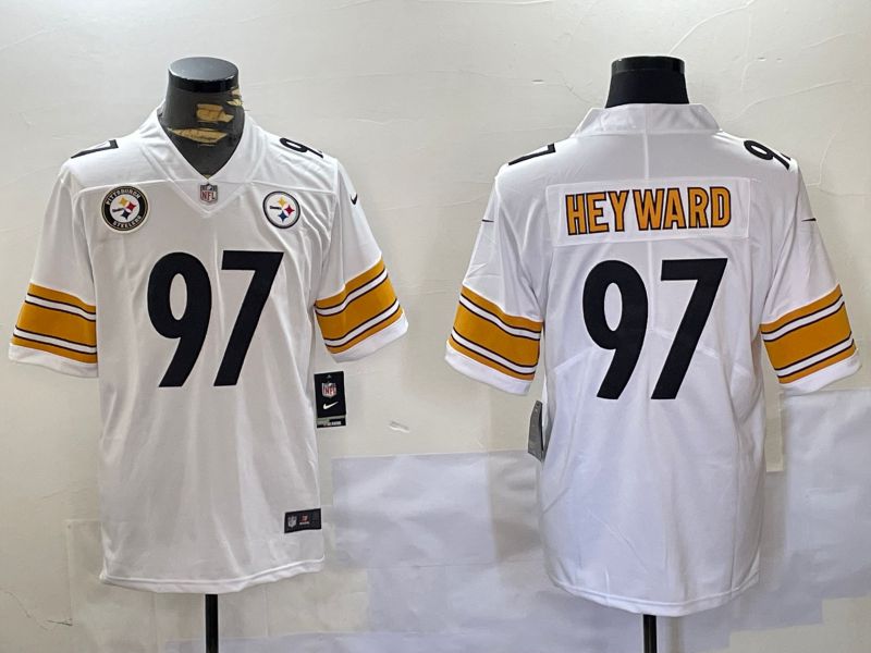 Men Pittsburgh Steelers #97 Heyward 2024 Nike Limited NFL Jersey style 3->youth nfl jersey->Youth Jersey